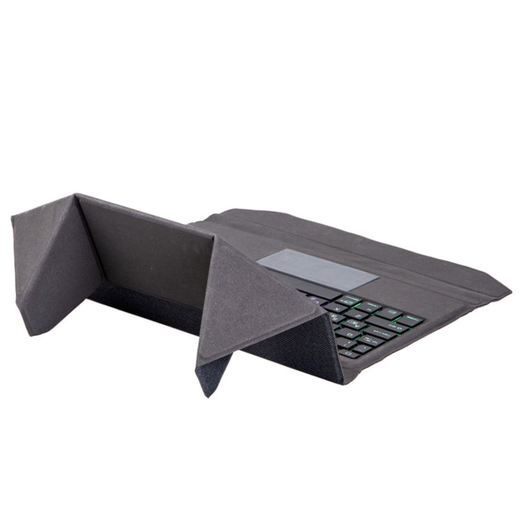 T01S Integrated Bluetooth Keyboard Leather Case with Backlight & Touchpad & Holder For iPad Pro 11 2021 / 2020 / 2018(Black) - For iPad Air by PMC TechLife | Online Shopping South Africa | PMC TechLife