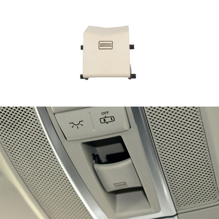 Car Dome Light Button Sunroof Window Switch Button for Mercedes-Benz W166 / W292 2012-, Left Driving, Style:Convex(Porcelain White) - Car Switches by PMC Jewellery | Online Shopping South Africa | PMC Jewellery | Buy Now Pay Later Mobicred