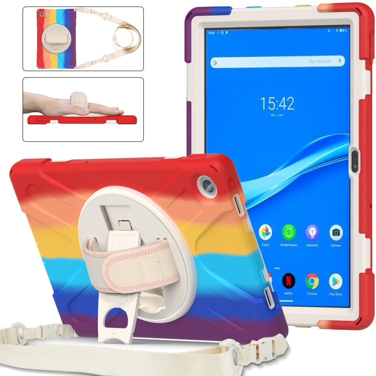 For Lenovo Tab M10 Plus 10.6 3rd Gen 2022 Silicone + PC Protective Tablet Case(Colorful Red) - Lenovo by PMC TechLife | Online Shopping South Africa | PMC TechLife | Buy Now Pay Later Mobicred