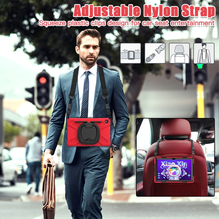 For Lenovo Tab M10 Plus 10.6 3rd Gen 2022 Silicone + PC Protective Tablet Case(Red) - Lenovo by PMC TechLife | Online Shopping South Africa | PMC TechLife | Buy Now Pay Later Mobicred
