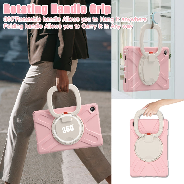 For Lenovo Tab M10 Plus 10.6 3rd Gen 2022 Silicone + PC Protective Tablet Case(Cherry Blossom Pink) - Lenovo by PMC TechLife | Online Shopping South Africa | PMC TechLife | Buy Now Pay Later Mobicred