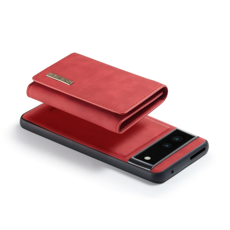 For Google Pixel 7 5G DG.MING M1 Series 3-Fold Multi Card Wallet + Magnetic Phone Case(Red) - Google Cases by DG.MING | Online Shopping South Africa | PMC TechLife | Buy Now Pay Later Mobicred