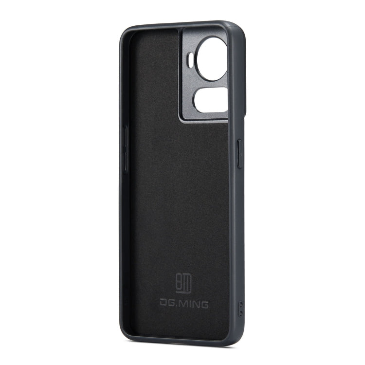 For OnePlus Ace/10R DG.MING M1 Series 3-Fold Multi Card Wallet + Magnetic Phone Case(Red) - free shipping - PMC TechLife - Order now!