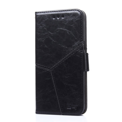 For Blackview A70 Geometric Stitching Horizontal Flip Leather Phone Case(Black) - More Brand by PMC Jewellery | Online Shopping South Africa | PMC Jewellery