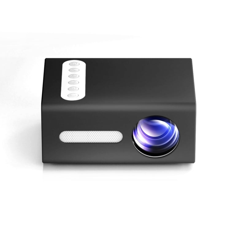 T300 25ANSI LED Portable Home Multimedia Game Projector, Plug Type:EU Plug(Black) - LED Projector by PMC Jewellery | Online Shopping South Africa | PMC Jewellery | Buy Now Pay Later Mobicred