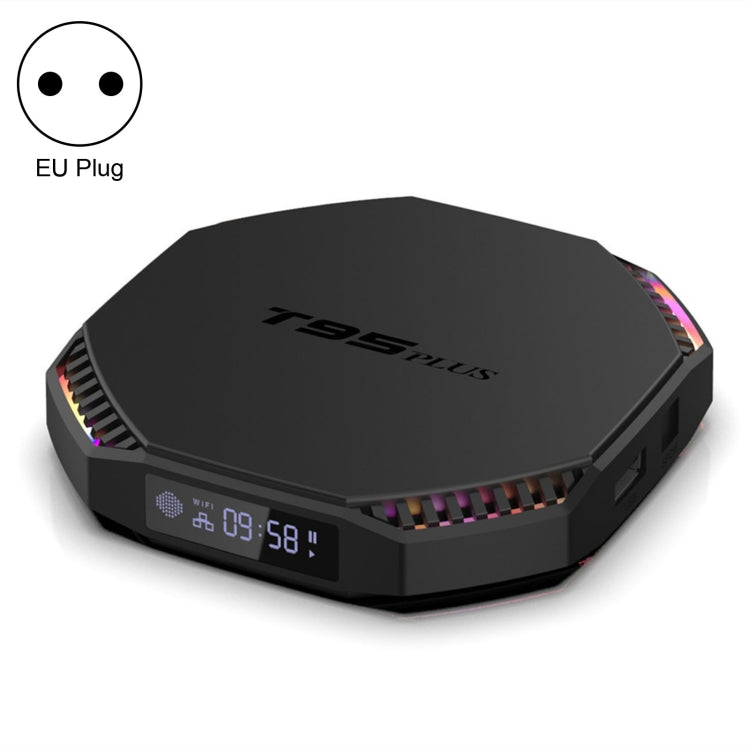 T95 Plus RK3566 Dual Wifi Bluetooth Smart TV Set Top Box, 8GB+128GB(EU Plug) - RK3566 by PMC TechLife | Online Shopping South Africa | PMC TechLife | Buy Now Pay Later Mobicred