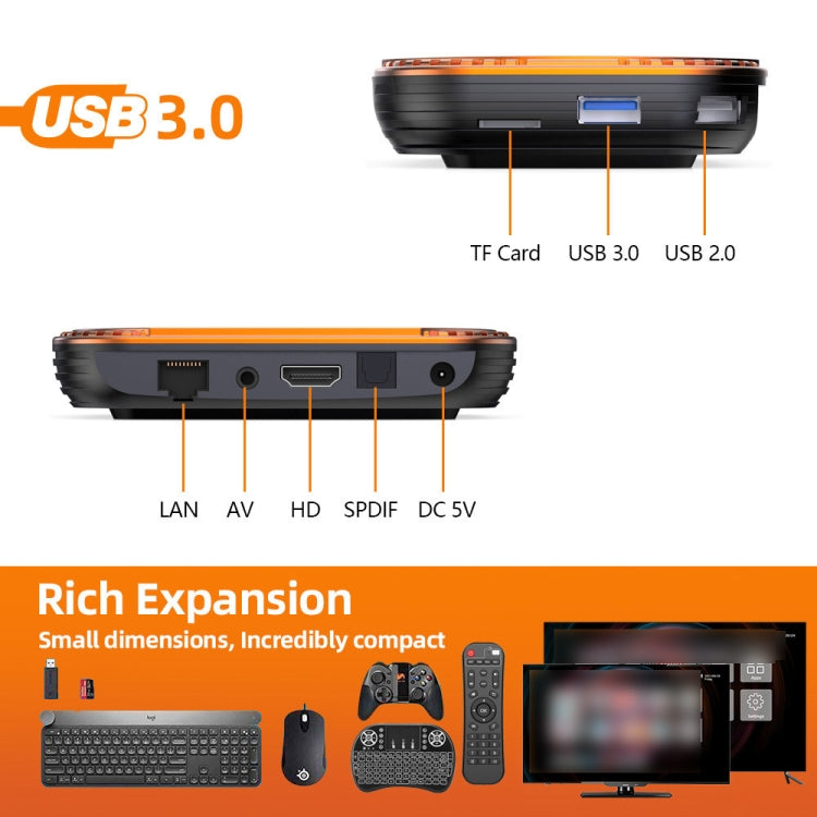 MECOOL HK1RBOX X4 4K TV Box, Android 11 Amlogic S905X4 CPU with RC 4GB+64GB(EU Plug) - free shipping - PMC TechLife - Order now!