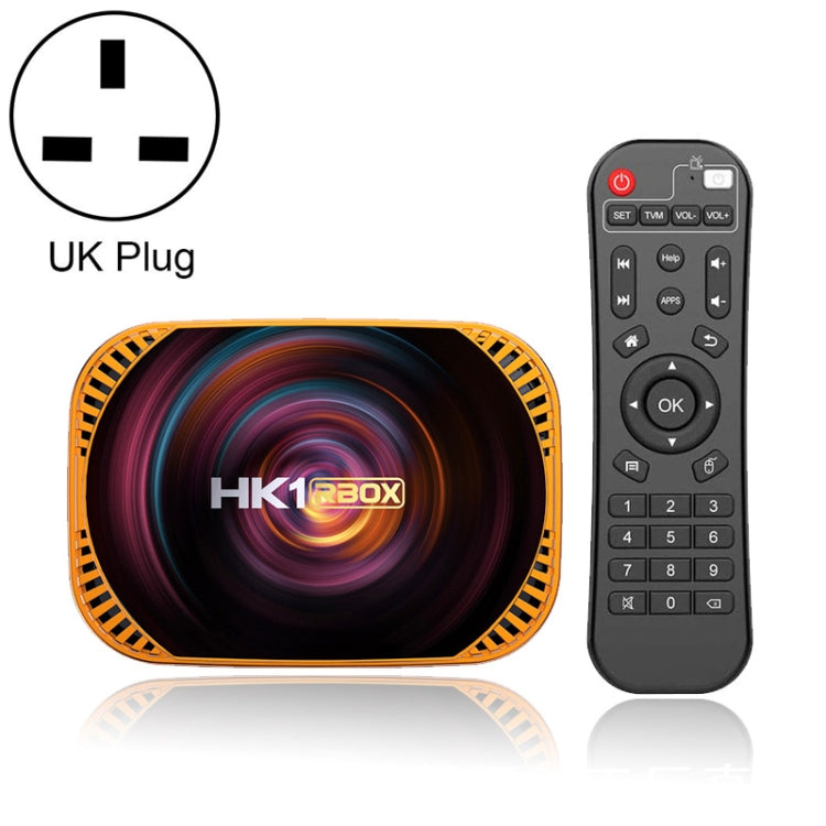 MECOOL HK1RBOX X4 4K TV Box, Android 11 Amlogic S905X4 CPU with RC 4GB+128GB(UK Plug) - Amlogic S905 by MECOOL | Online Shopping South Africa | PMC Jewellery | Buy Now Pay Later Mobicred