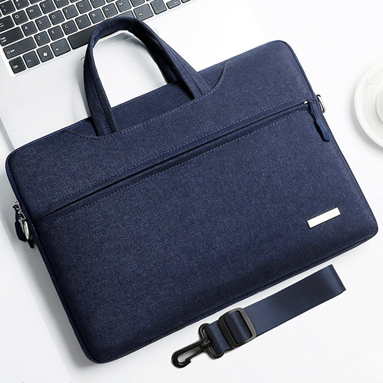 Handbag Laptop Bag Inner Bag with Shoulder Strap, Size:14 inch(Dark Blue) - Other by PMC Jewellery | Online Shopping South Africa | PMC Jewellery | Buy Now Pay Later Mobicred