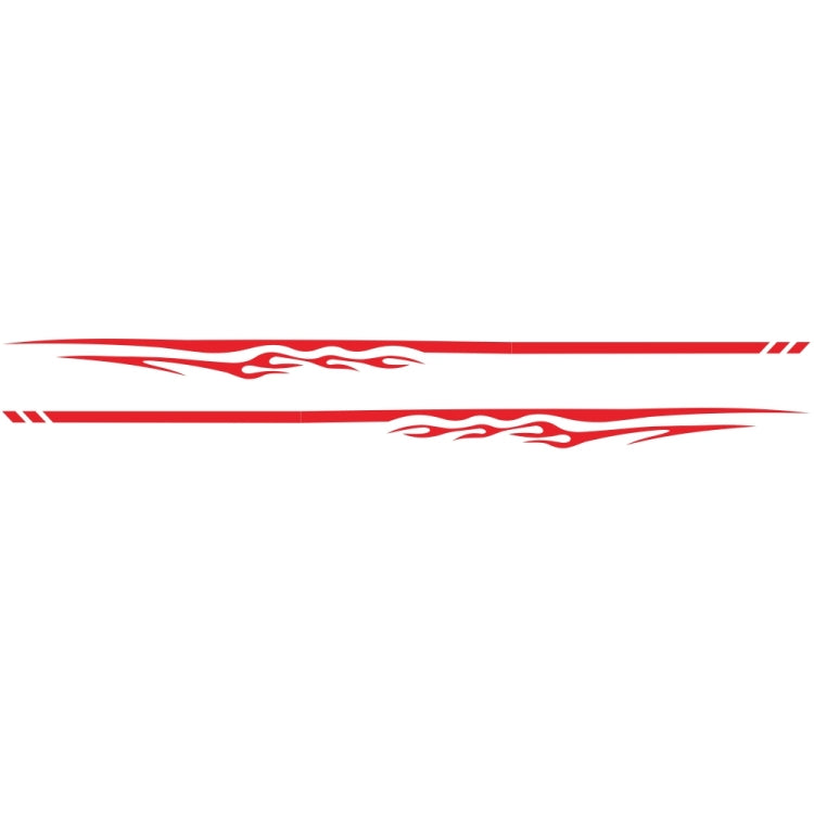 2 PCS/Set D-280 Flame Streak Pattern Car Modified Decorative Sticker(Red) - Decorative Sticker by PMC TechLife | Online Shopping South Africa | PMC TechLife | Buy Now Pay Later Mobicred
