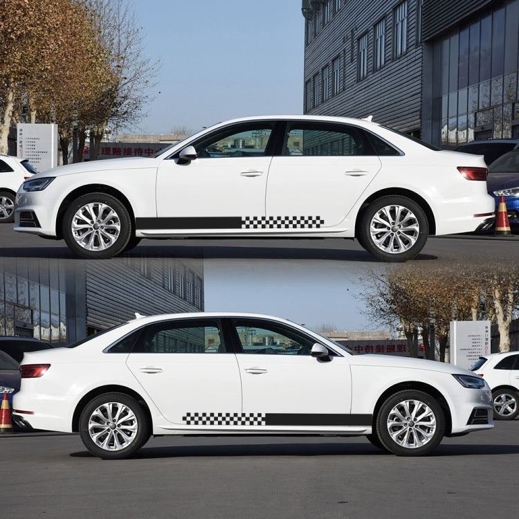 2 PCS/Set D-282 Waistline Pattern Car Modified Decorative Sticker(Black) - Decorative Sticker by PMC Jewellery | Online Shopping South Africa | PMC Jewellery | Buy Now Pay Later Mobicred