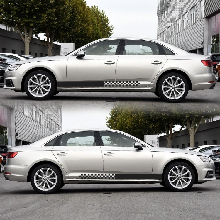 2 PCS/Set D-282 Waistline Pattern Car Modified Decorative Sticker(Black) - Decorative Sticker by PMC Jewellery | Online Shopping South Africa | PMC Jewellery | Buy Now Pay Later Mobicred