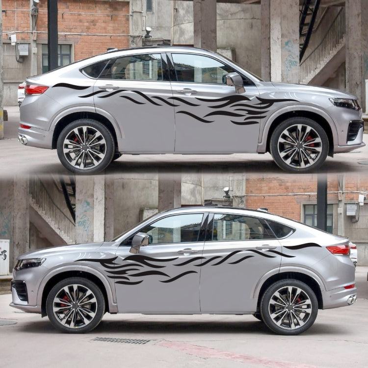 2 PCS/Set D-369 Totem Pattern Car Decorative Sticker(Black) - free shipping - PMC TechLife - Order now!