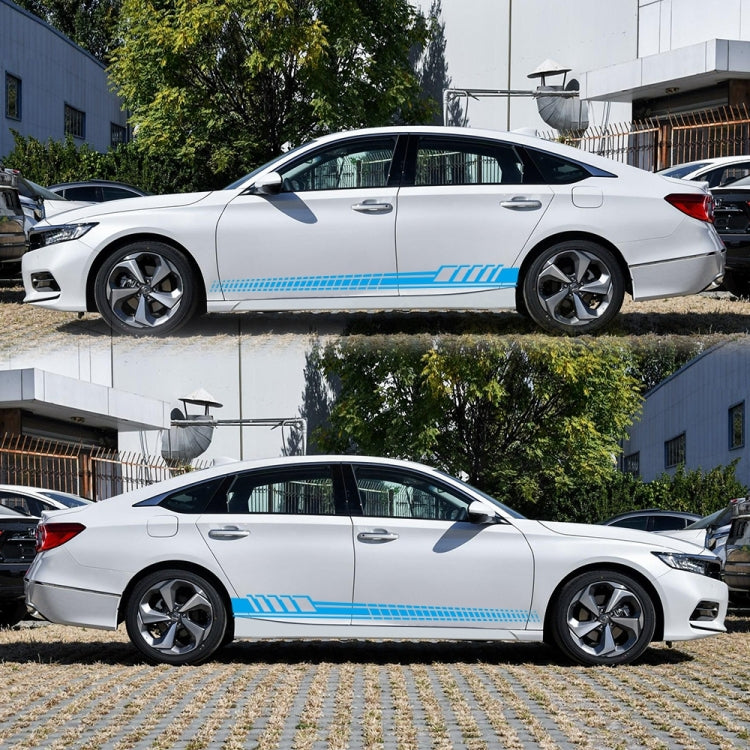 2 PCS/Set D-707 Striped Totem Pattern Car Modified Decorative Sticker(Blue) - Decorative Sticker by PMC TechLife | Online Shopping South Africa | PMC TechLife | Buy Now Pay Later Mobicred