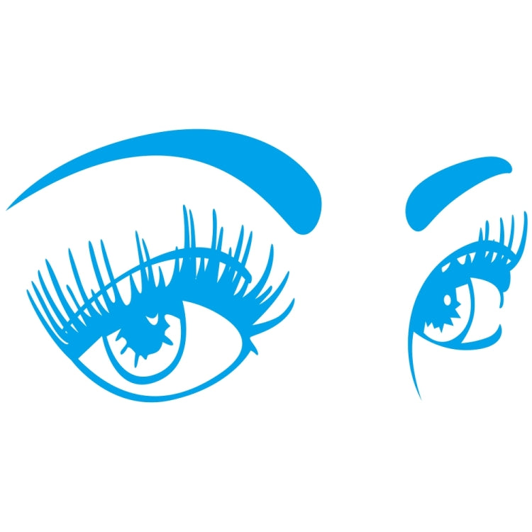 D-821 Beauty Eyes Pattern Car Modified Decorative Sticker(Blue) - Decorative Sticker by PMC TechLife | Online Shopping South Africa | PMC TechLife | Buy Now Pay Later Mobicred