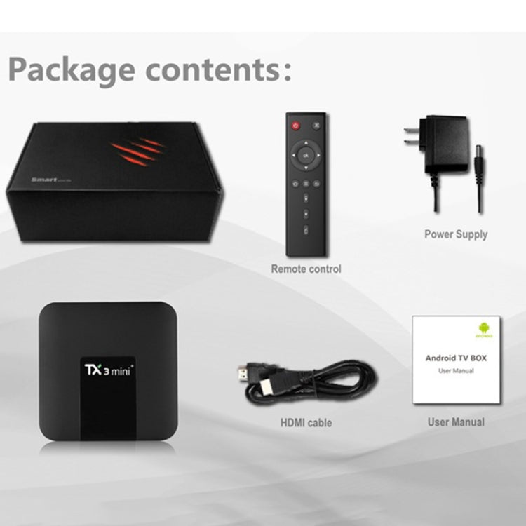 TX3 mini+  Android 11.0 Smart TV Box, Amlogic S905W2 Quad Core, Memory:4GB+32GB, 2.4GHz / 5GHz WiFi(US Plug) - Amlogic S905 by PMC TechLife | Online Shopping South Africa | PMC TechLife | Buy Now Pay Later Mobicred