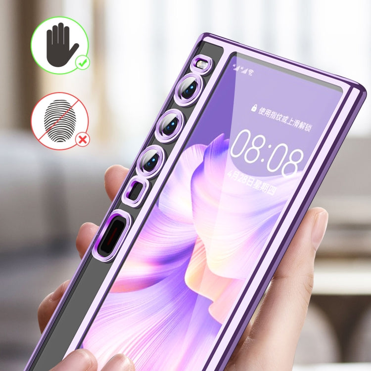 For Huawei Mate Xs 2 TPU Electroplating Full Coverage Protective Phone Case(Silver) - Huawei Cases by PMC TechLife | Online Shopping South Africa | PMC TechLife | Buy Now Pay Later Mobicred