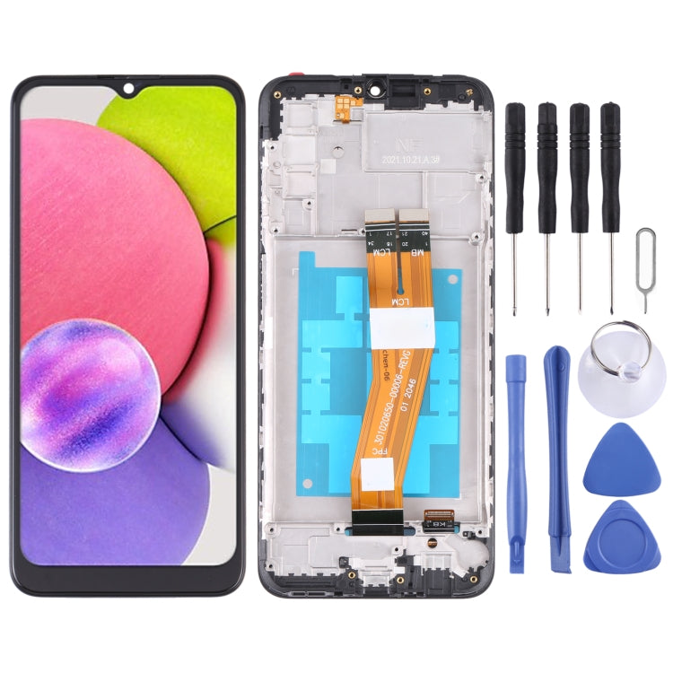 OEM LCD Screen For Samsung Galaxy A03s SM-A037G/A037M Digitizer Full Assembly with Frame - free shipping - PMc TechLife - Order now!