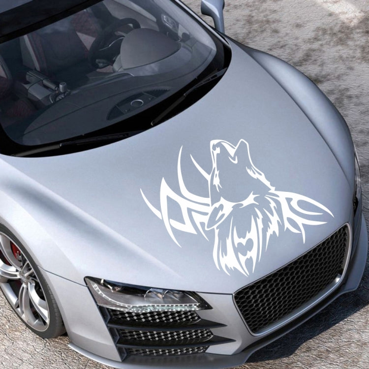 D-967 Wolf Tribe Pattern Car Modified Decorative Sticker(White) - Decorative Sticker by PMC TechLife | Online Shopping South Africa | PMC TechLife | Buy Now Pay Later Mobicred