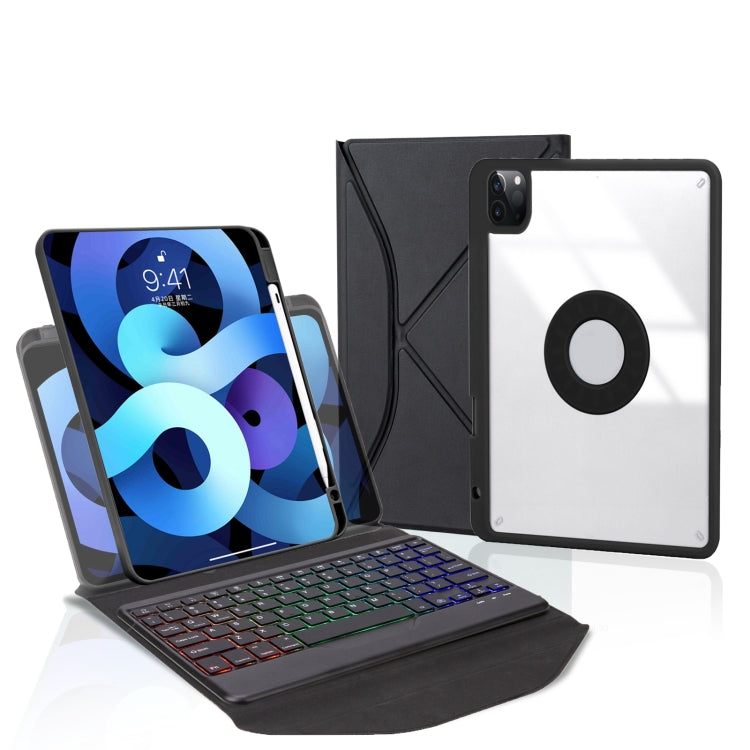 Z11BS Pen Slot Backlight Bluetooth Keyboard Leather Tablet Case For iPad Pro 11 2021/2020/2018(Black) - For iPad Pro by PMC TechLife | Online Shopping South Africa | PMC TechLife