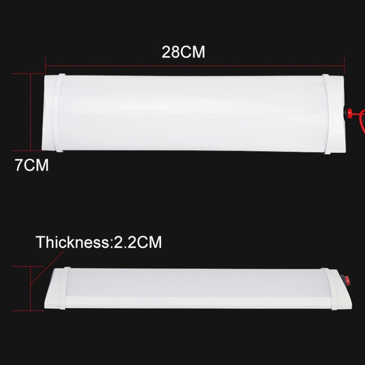 2 PCS ZS-3330 Truck LED Inside Reading Light Car Cabin Light Bar, Voltage:DC24V(White Light) - Instrument Lights by PMC TechLife | Online Shopping South Africa | PMC TechLife | Buy Now Pay Later Mobicred