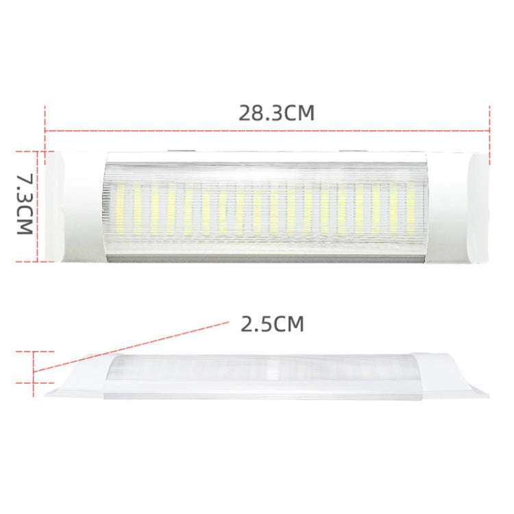 2 PCS ZS-3331 12-80V High Bright 84LEDs RV Dome Light Cabin Light Bar - Dome Lights by PMC TechLife | Online Shopping South Africa | PMC TechLife | Buy Now Pay Later Mobicred