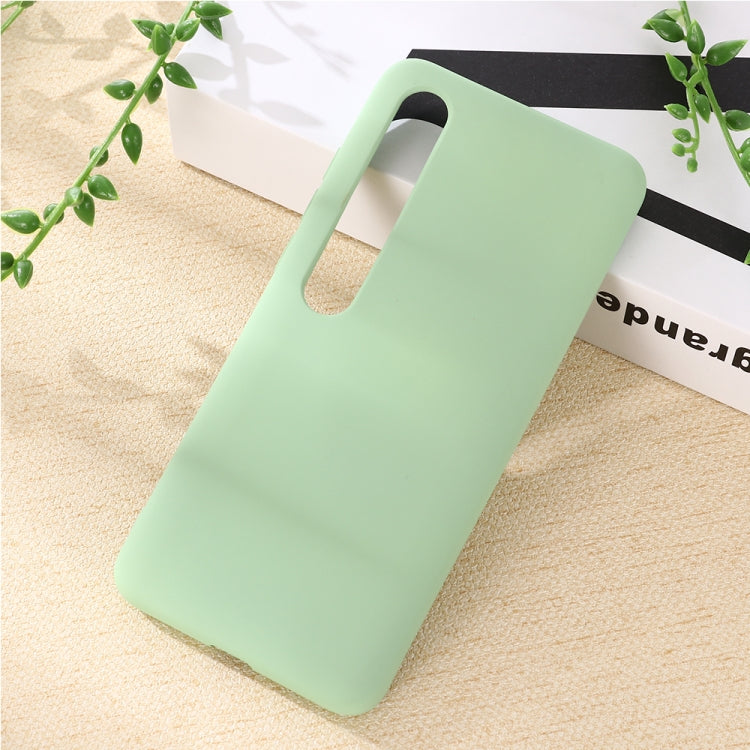 For Xiaomi Mi 10 Pro 5G Solid Color Liquid Silicone Shockproof Coverage Case(Green) - Xiaomi Cases by PMC Jewellery | Online Shopping South Africa | PMC Jewellery | Buy Now Pay Later Mobicred