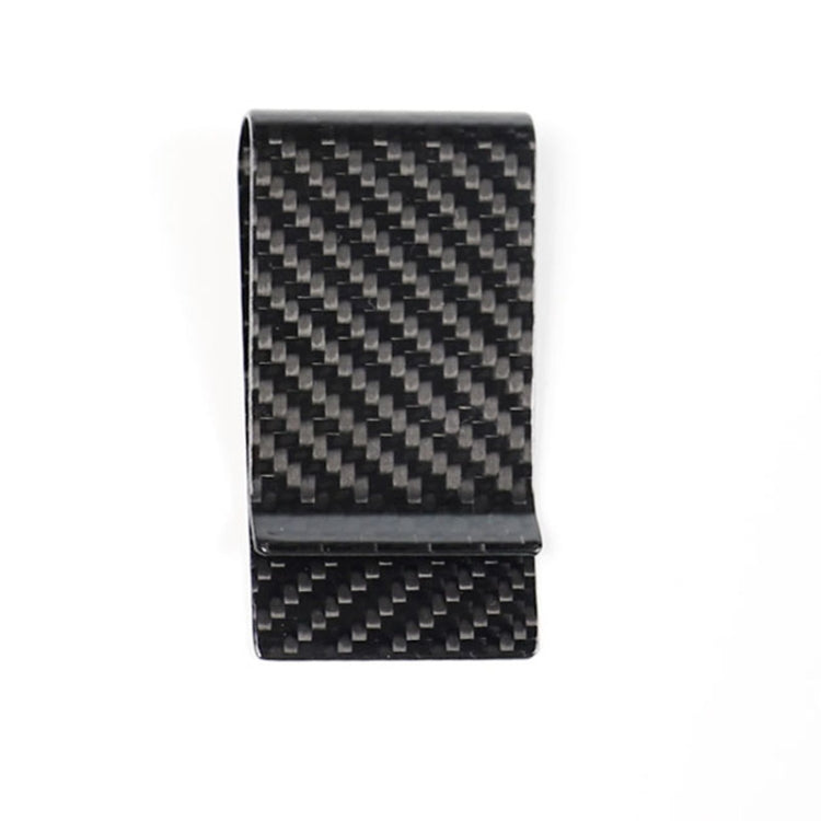Car Carbon Fiber Card Holder Wallet Credit Card Clip(Polished) - Sunglasses & Glasses Clips by PMC TechLife | Online Shopping South Africa | PMC TechLife | Buy Now Pay Later Mobicred