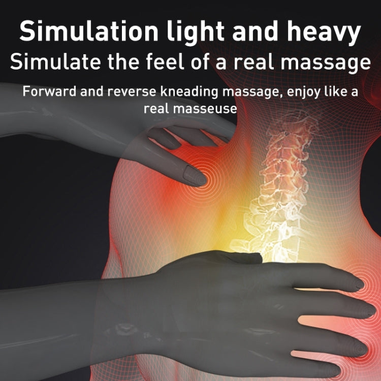 Multifunctional Hot Compress Neck Massager Car Cervical Spine Massage Pillow(Red Upgrade) - Seat Accessories by PMC TechLife | Online Shopping South Africa | PMC TechLife | Buy Now Pay Later Mobicred