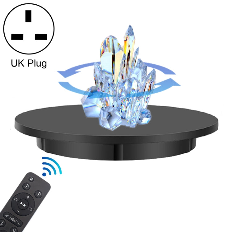 60cm Charging Rotating Display Stand Video Shooting Turntable, Load: 100kg, Power Plug:UK Plug(Black) -  by PMC TechLife | Online Shopping South Africa | PMC TechLife | Buy Now Pay Later Mobicred