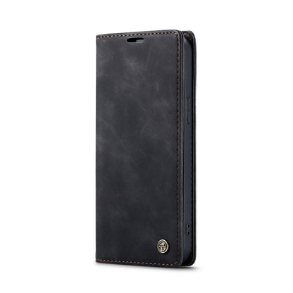 For iPhone 14 Plus CaseMe-013 Multifunctional Retro Frosted Leather Phone Case (Black) - iPhone 14 Plus Cases by CaseMe | Online Shopping South Africa | PMC Jewellery | Buy Now Pay Later Mobicred