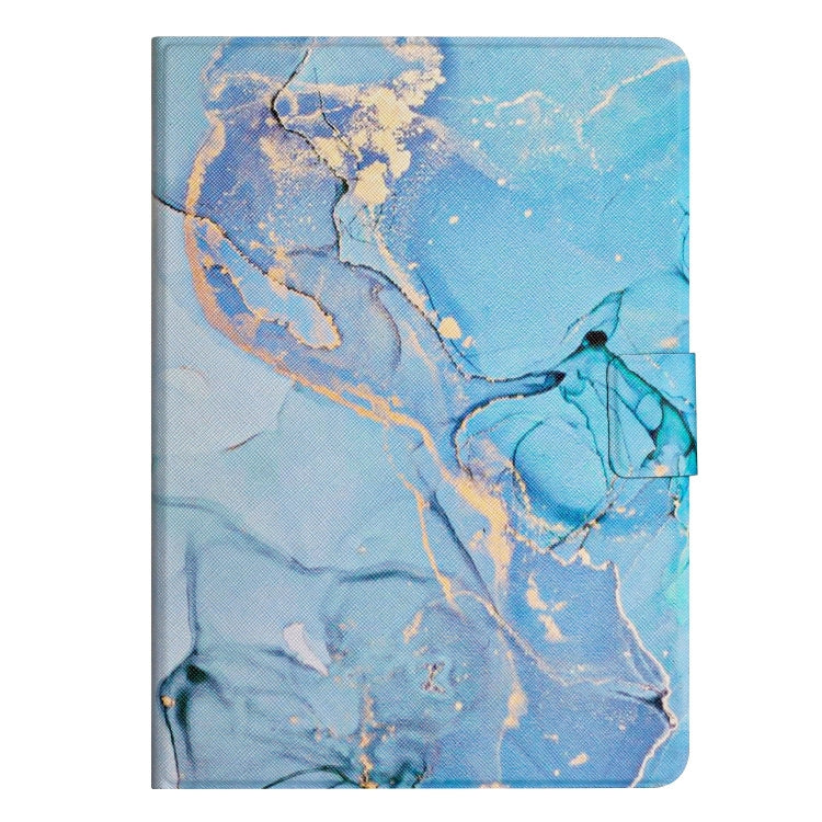 For Huawei MatePad T10s Marble Pattern Leather Tablet Case(Blue) - Huawei by PMC TechLife | Online Shopping South Africa | PMC TechLife | Buy Now Pay Later Mobicred