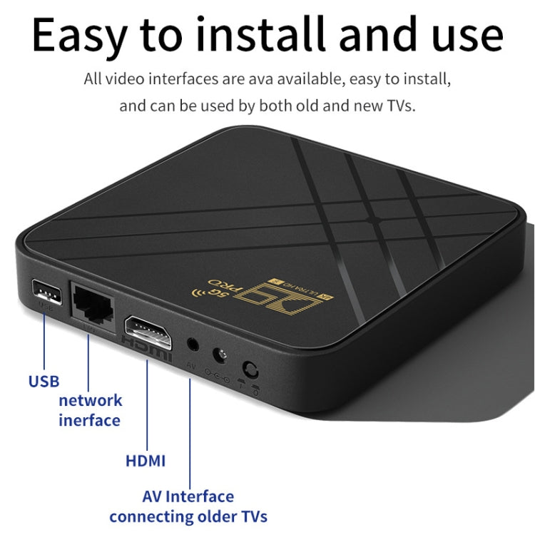 D9 PRO 2.4G/5G WIFI 4K HD Android TV Box, Memory:8GB+128GB(AU Plug) - Amlogic S905 by PMC Jewellery | Online Shopping South Africa | PMC Jewellery | Buy Now Pay Later Mobicred