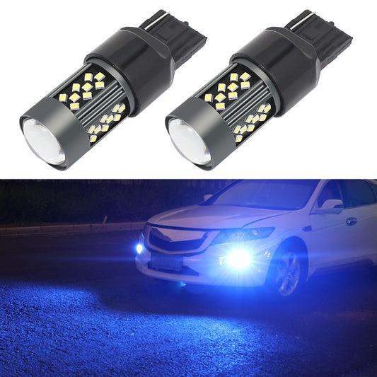 1 Pair 7443 12V 7W Continuous Car LED Fog Light(Ice Blue Light) - Fog / Driving Lights by PMC Jewellery | Online Shopping South Africa | PMC Jewellery | Buy Now Pay Later Mobicred