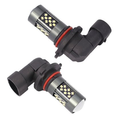 1 Pair 9006 12V 7W Continuous Car LED Fog Light(Orange Light) - Fog / Driving Lights by PMC Jewellery | Online Shopping South Africa | PMC Jewellery | Buy Now Pay Later Mobicred