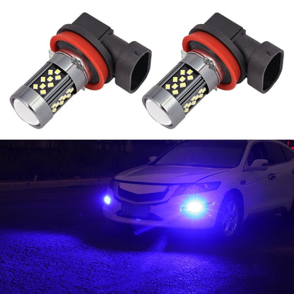 1 Pair H11 12V 7W Continuous Car LED Fog Light(Blue Light) - Fog / Driving Lights by PMC Jewellery | Online Shopping South Africa | PMC Jewellery | Buy Now Pay Later Mobicred