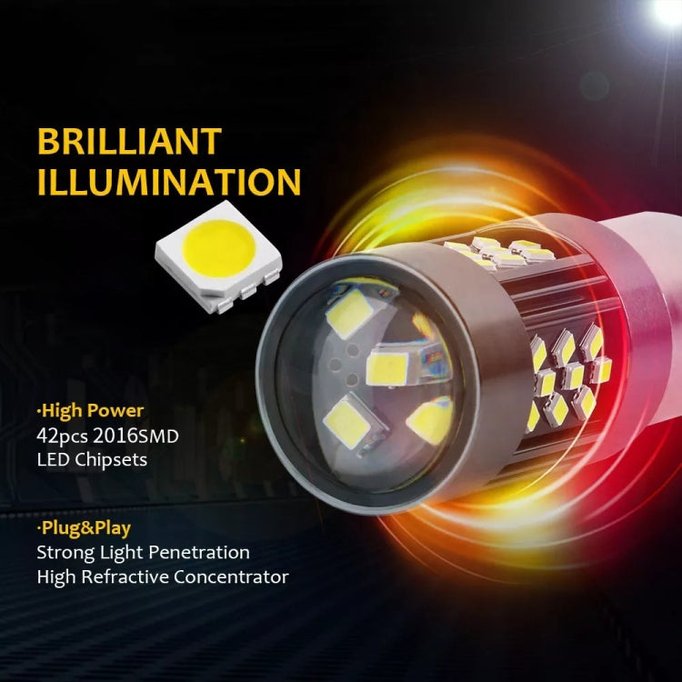 1 Pair 1156 12V 7W Strobe Car LED Fog Light(White Light) - Fog / Driving Lights by PMC Jewellery | Online Shopping South Africa | PMC Jewellery | Buy Now Pay Later Mobicred