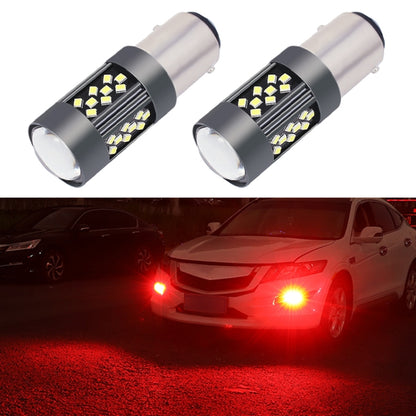 1 Pair 1157 12V 7W Strobe Car LED Fog Light(Red Light) - Fog / Driving Lights by PMC Jewellery | Online Shopping South Africa | PMC Jewellery | Buy Now Pay Later Mobicred