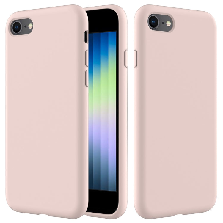 For iPhone SE 2022 / SE 2020 Shockproof Full Coverage Silicone Soft Protective Case(Pink) - free shipping - PMC TechLife - Order now!