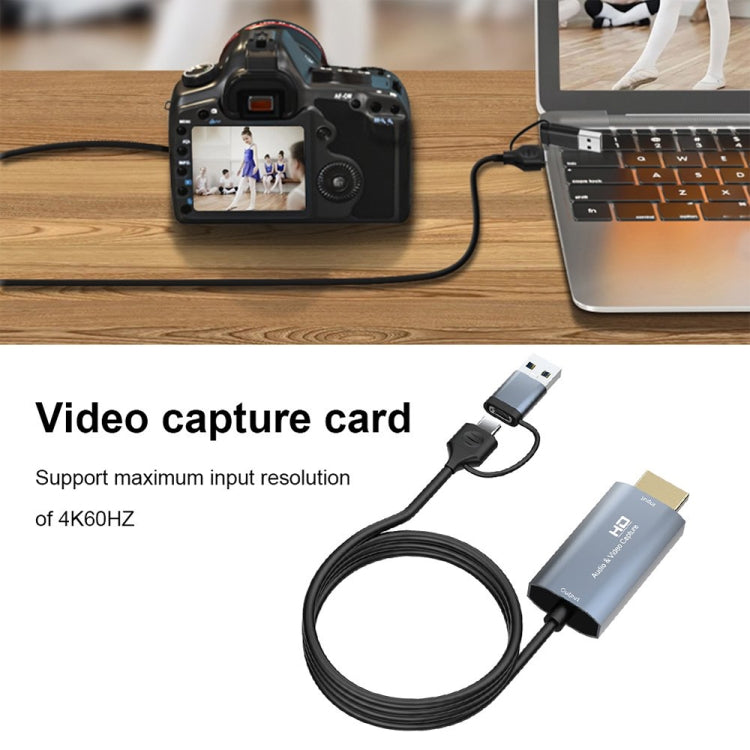 Z36 HDMI/M Male to USB-Type C/M Male HD Video Capture Card, Length: 2m - Video Capture Solutions by PMC Jewellery | Online Shopping South Africa | PMC Jewellery | Buy Now Pay Later Mobicred