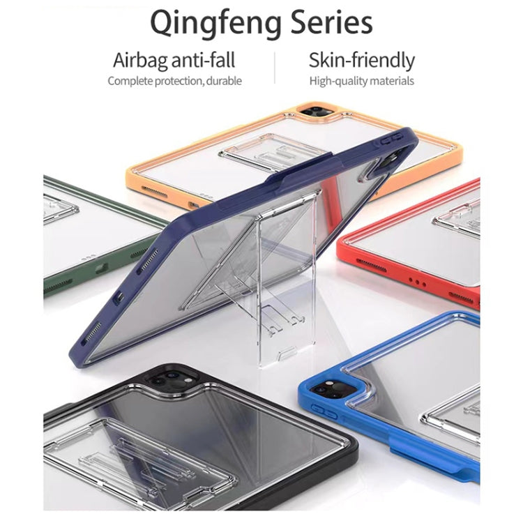 Mutural Transparent Holder Tablet Case For iPad 10.2 2021 / 2020 / 2019 / 10.5(Army Green) - free shipping - PMc TechLife - Order now!