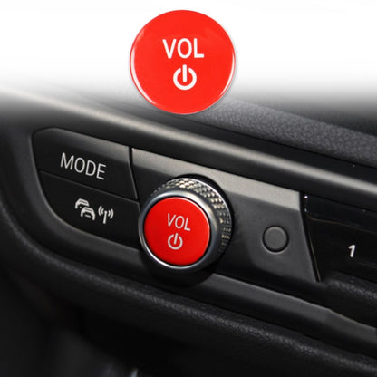 Car Audio Volume Button for BMW X7 G07 2019+, Left and Right Drive(Red) - Car Interior Mouldings by PMC Jewellery | Online Shopping South Africa | PMC Jewellery | Buy Now Pay Later Mobicred