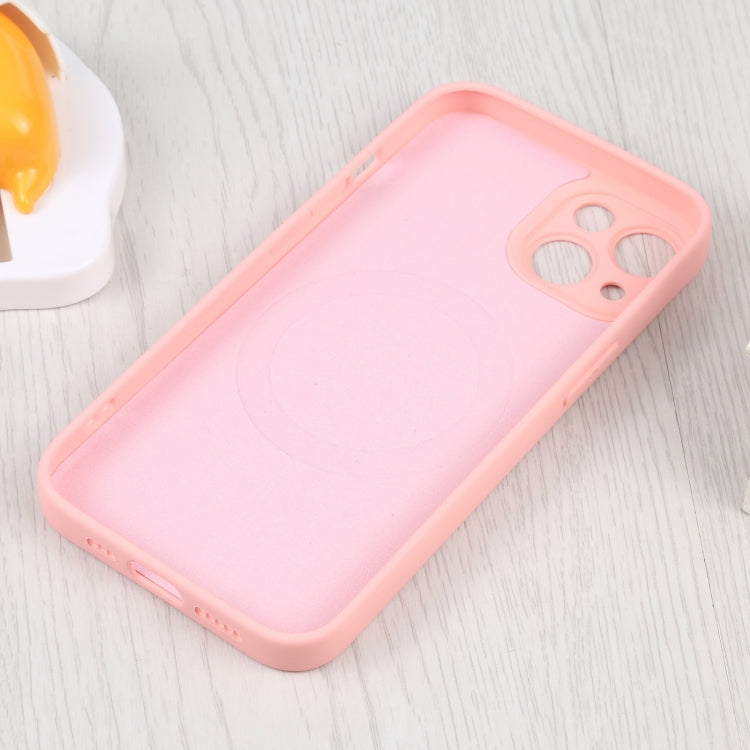 For iPhone 14 Liquid Silicone Magsafe Phone Case (Pink) - iPhone 14 Cases by PMC TechLife | Online Shopping South Africa | PMC TechLife