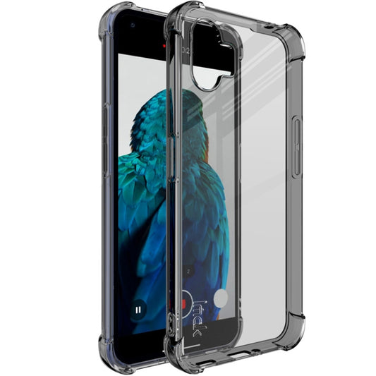 For Nothing Phone 1 5G IMAK All-inclusive Shockproof Airbag TPU Case (Transparent Black) - More Brand by imak | Online Shopping South Africa | PMC Jewellery | Buy Now Pay Later Mobicred