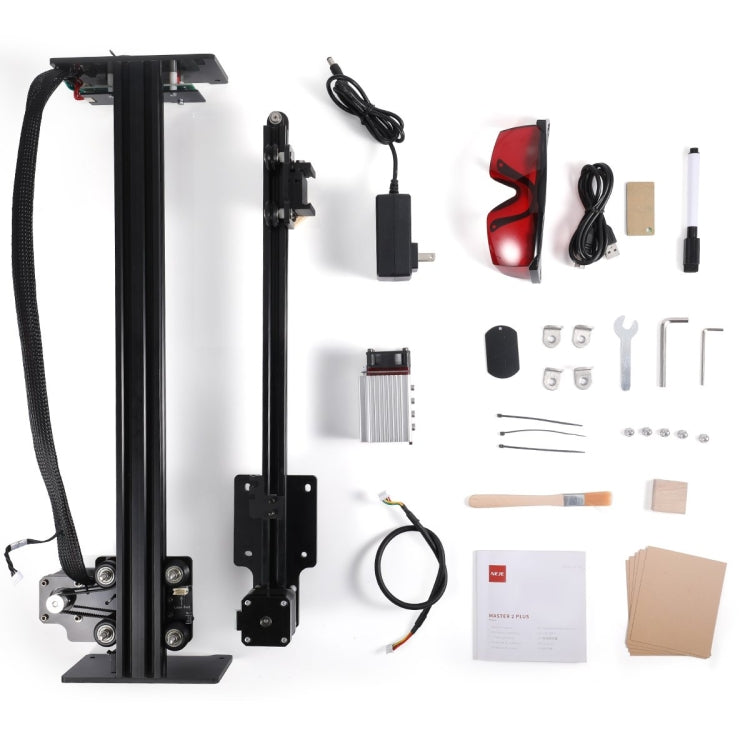 NEJE MASTER 3 Plus Laser Engraver with N40630 Laser Module(EU Plug) - free shipping - PMC Jewellery - Order now!