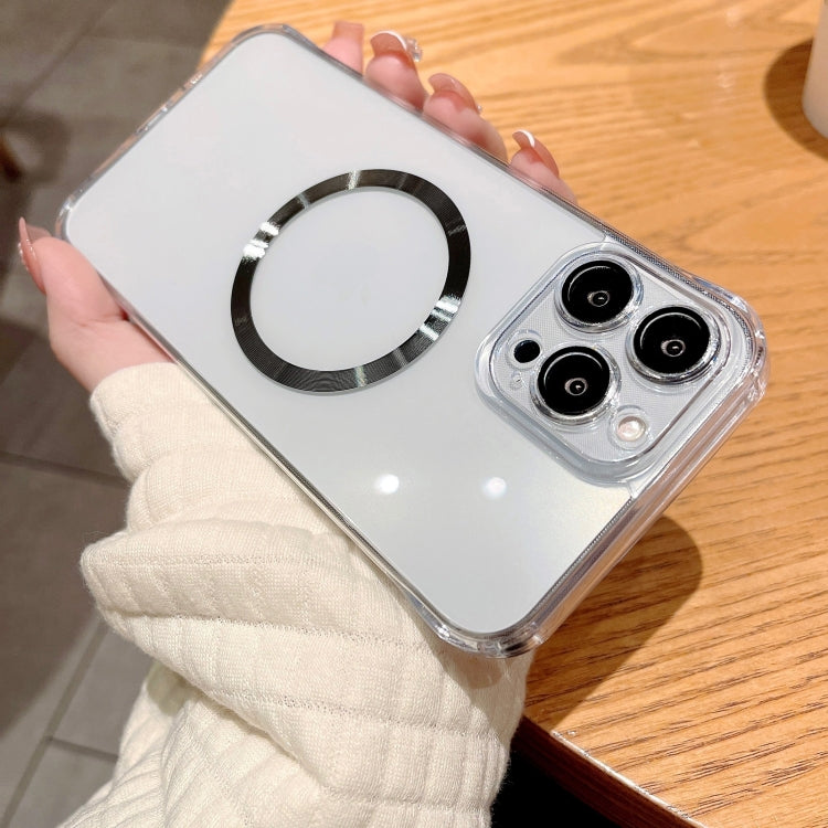 For iPhone 14 Pro Max Frameless Glass CD MagSafe Case (Silver) - free shipping - PMC Jewellery - Order now!