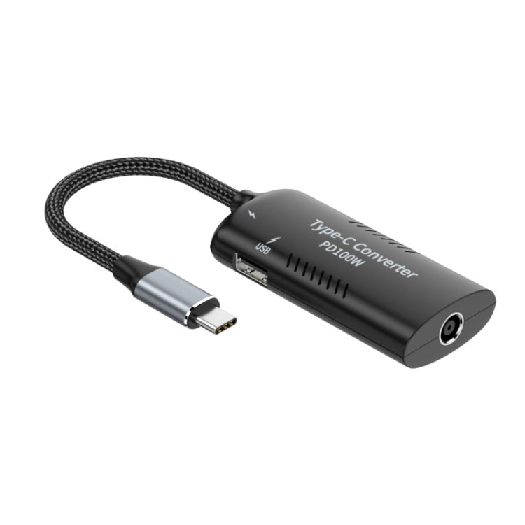 DC7406 + Type-C + USB Female to Type-C Multifunction Apapter - Cable & Adapters by PMC Jewellery | Online Shopping South Africa | PMC Jewellery | Buy Now Pay Later Mobicred