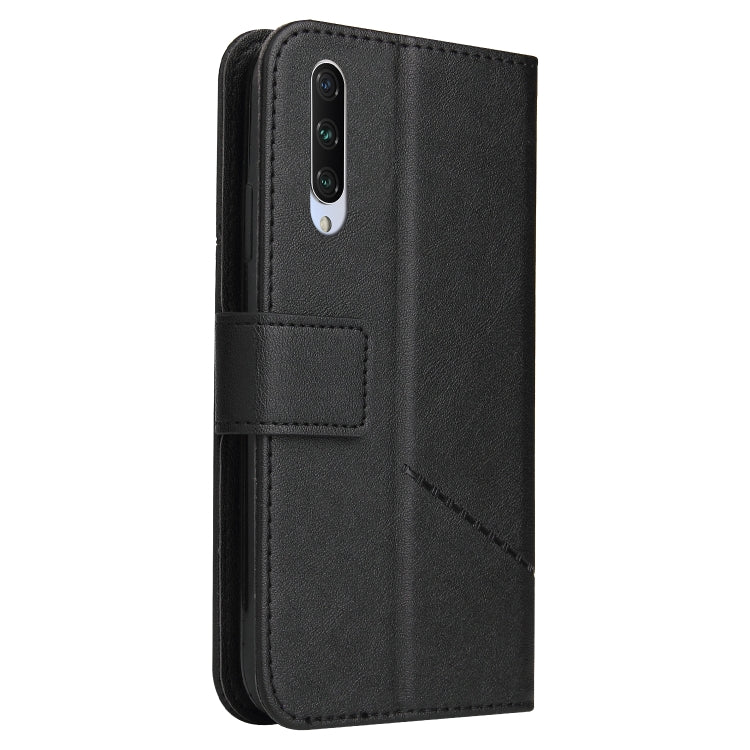 For Xiaomi Mi A3 GQUTROBE Right Angle Leather Phone Case(Black) - Xiaomi Cases by GQUTROBE | Online Shopping South Africa | PMC Jewellery