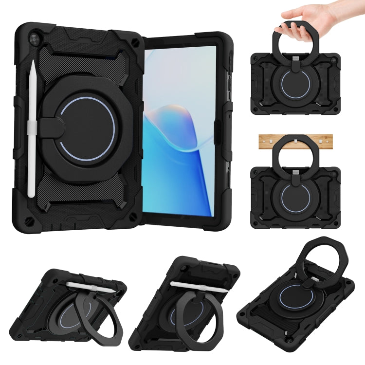For Huawei MatePad T 10s / T10 Armor Contrast Color Silicone + PC Tablet Case(Black) - Huawei by PMC TechLife | Online Shopping South Africa | PMC TechLife | Buy Now Pay Later Mobicred