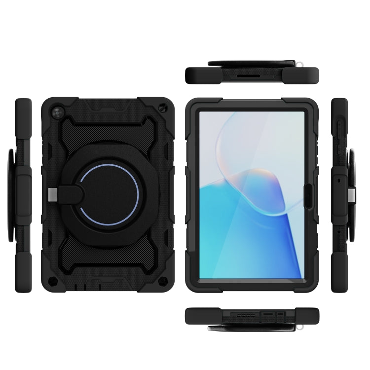 For Huawei MatePad T 10s / T10 Armor Contrast Color Silicone + PC Tablet Case(Black) - Huawei by PMC TechLife | Online Shopping South Africa | PMC TechLife | Buy Now Pay Later Mobicred